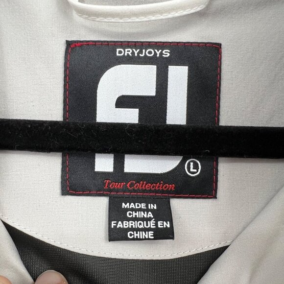 Spanish Hills CC Camarillo Ca FJ DryJoys 1/2 Zip S/S Tour Collection Jacket SZ L - Picture 5 of 9
